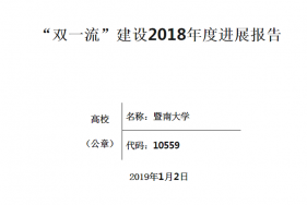 “雙一流”建設(shè)2018年度